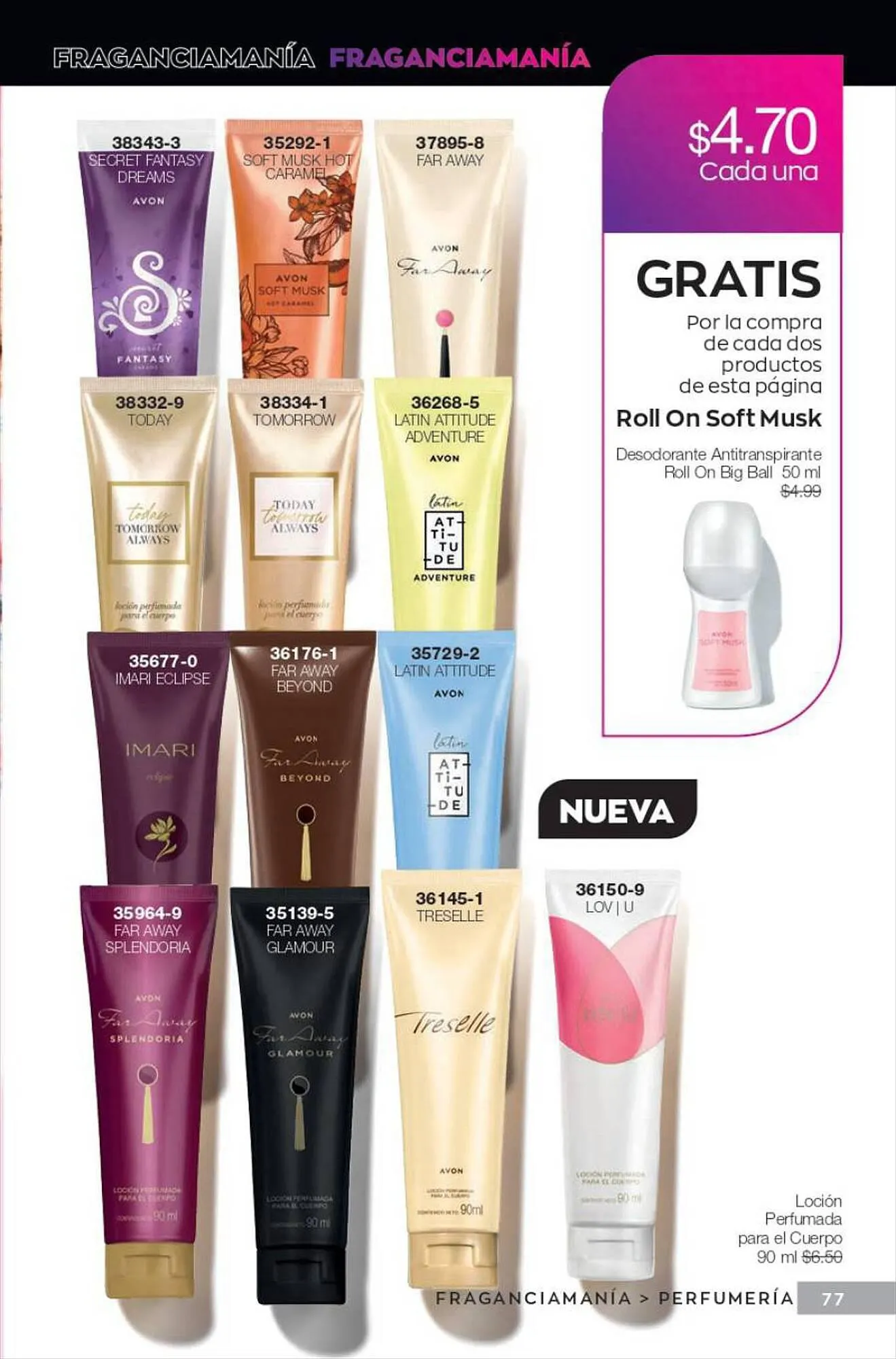 Catalogo de Catálogo AVON 31 de agosto al 30 de septiembre 2023 - Pag 77