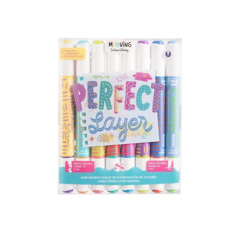 Marcador Escolar Pta Doble Biselada/Redonda 3021408