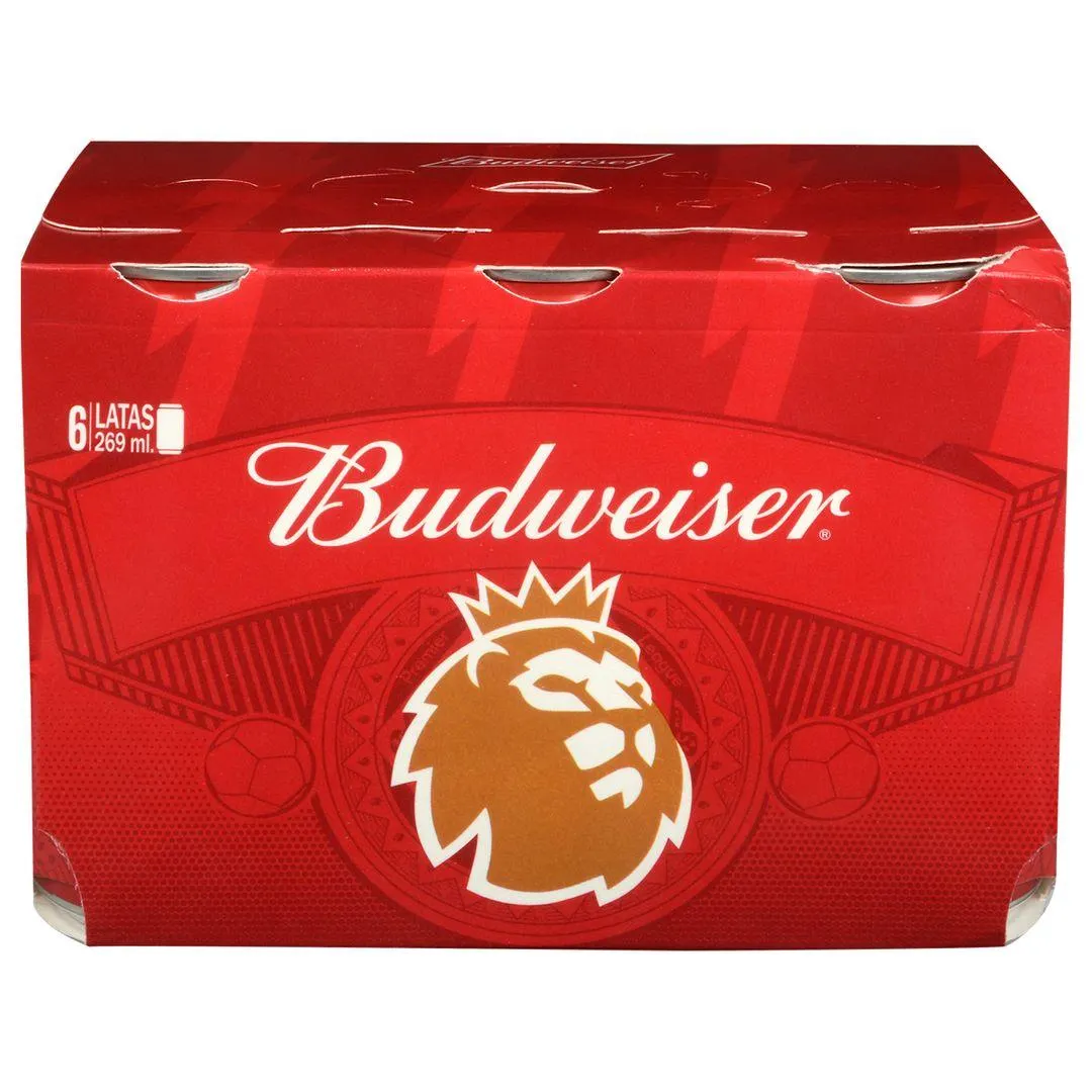 Budweiser Cerveza Lata 6pack 269ml