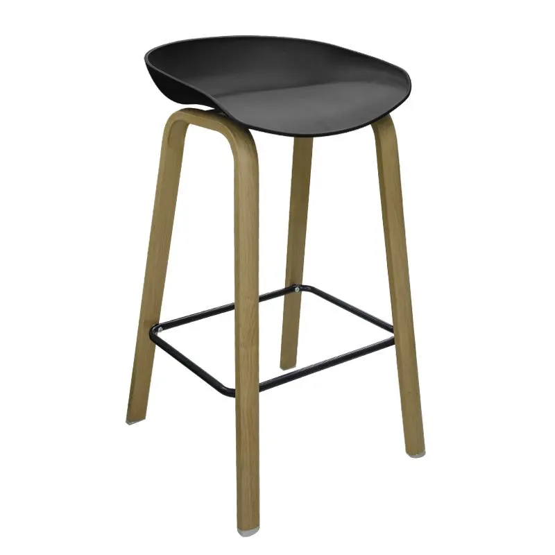 Silla de Madera para Bar Dots Negra