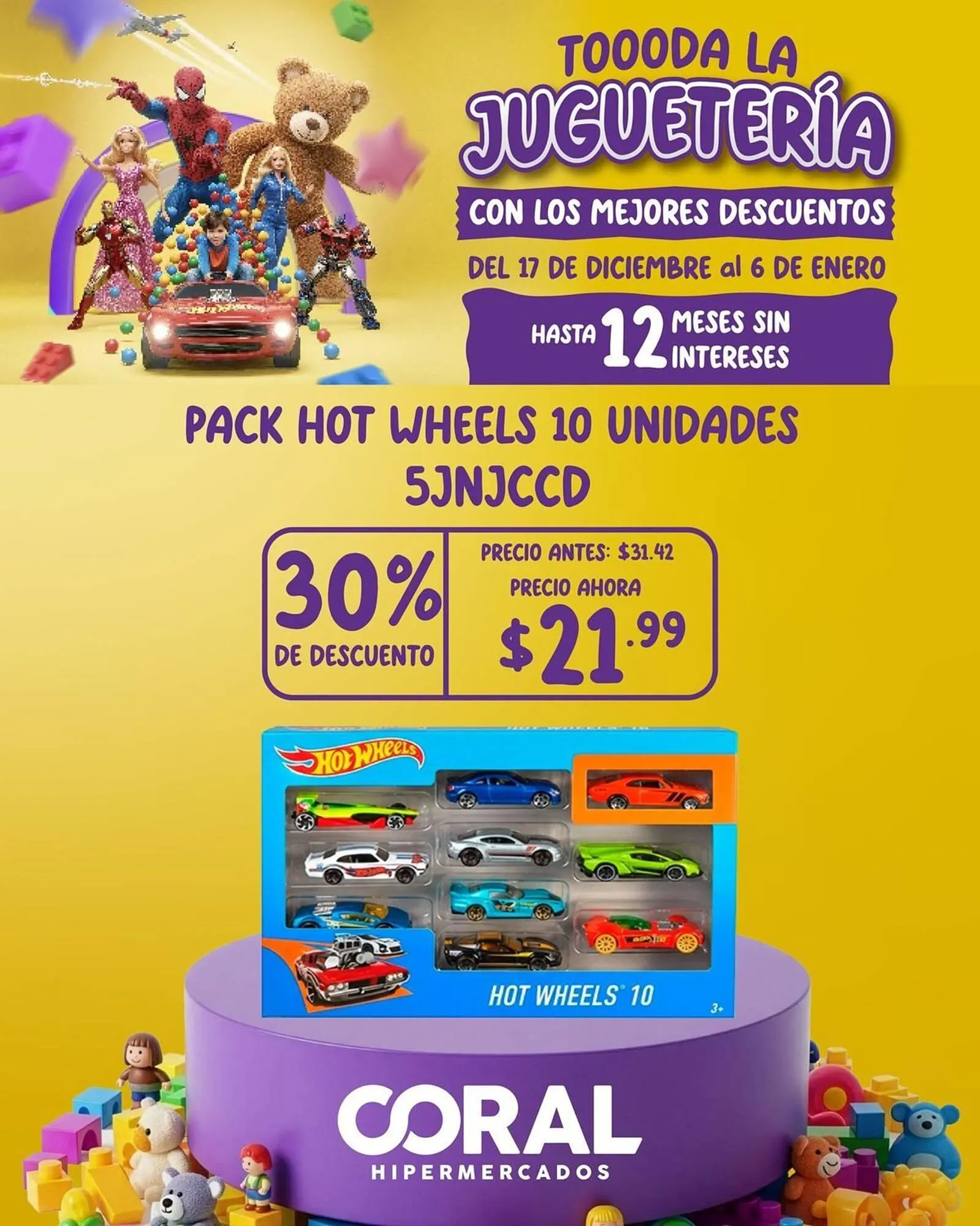 Catalogo de Catálogo Coral Hipermercados 17 de diciembre al 6 de enero 2026 - Pag 1