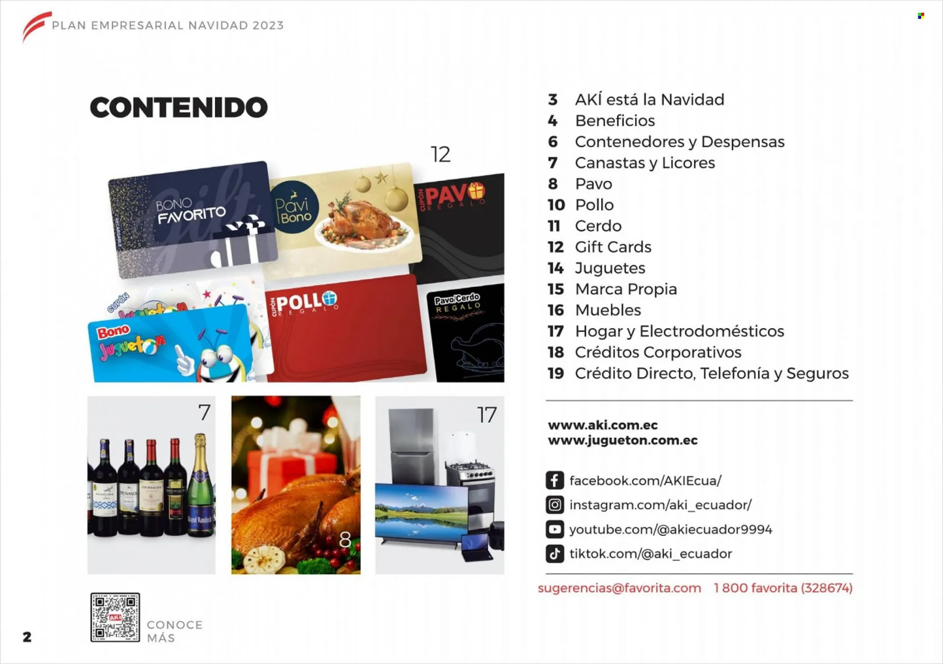 Catalogo de Catálogo Akí 1 de octubre al 31 de diciembre 2023 - Pag 2