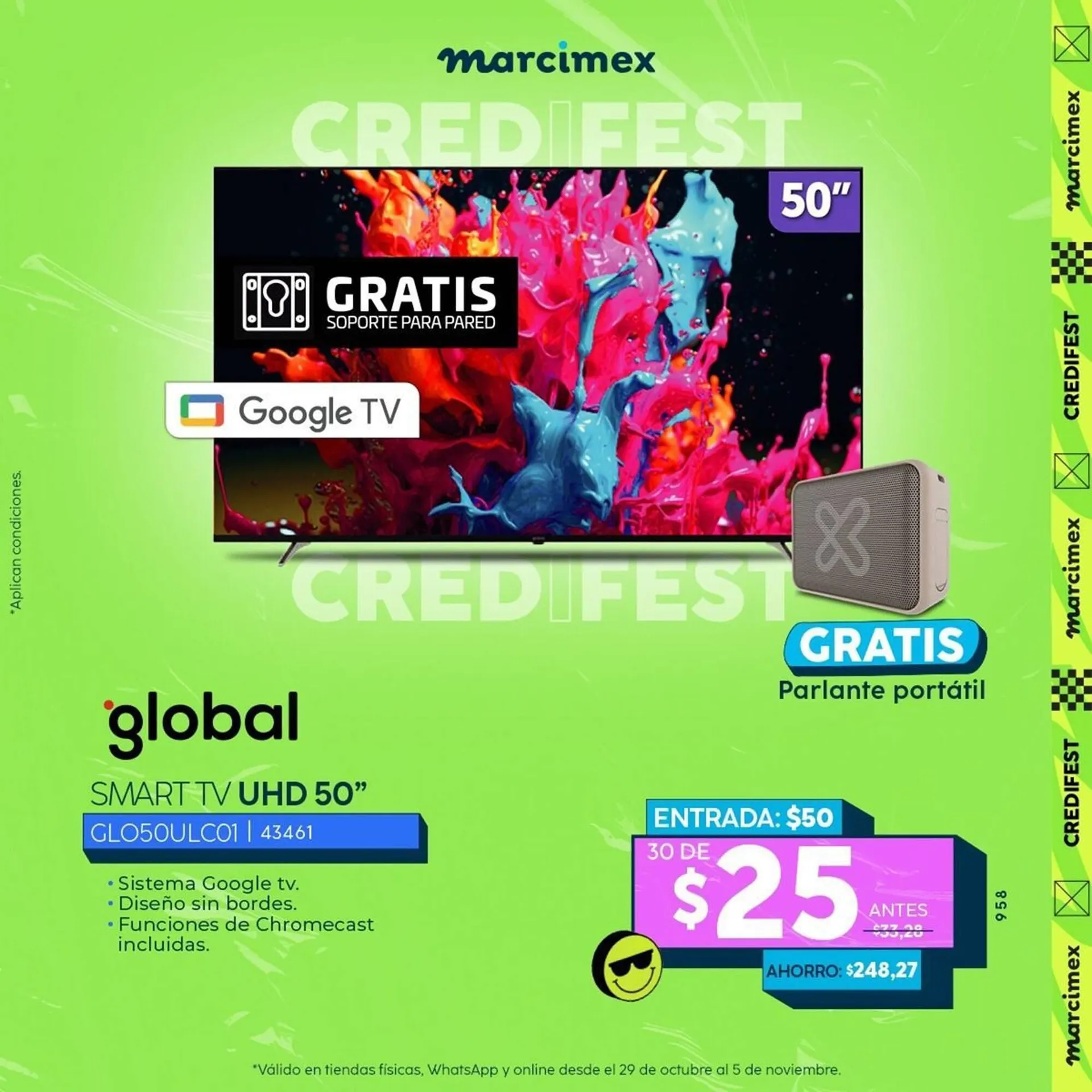 Catalogo de Catálogo Marcimex 30 de octubre al 5 de noviembre 2024 - Pag 1