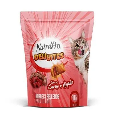 NUTRAPRO DELI BITES GATOS CARNE E HIGADO