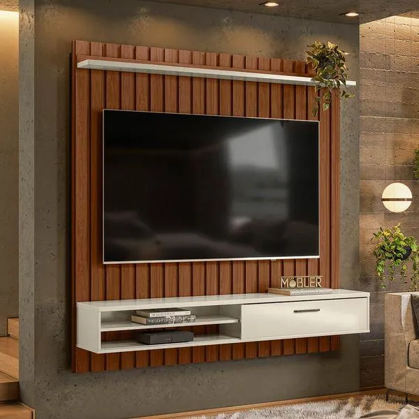 Panel Largo Texas 75"| Freijo Blanco Antiguo