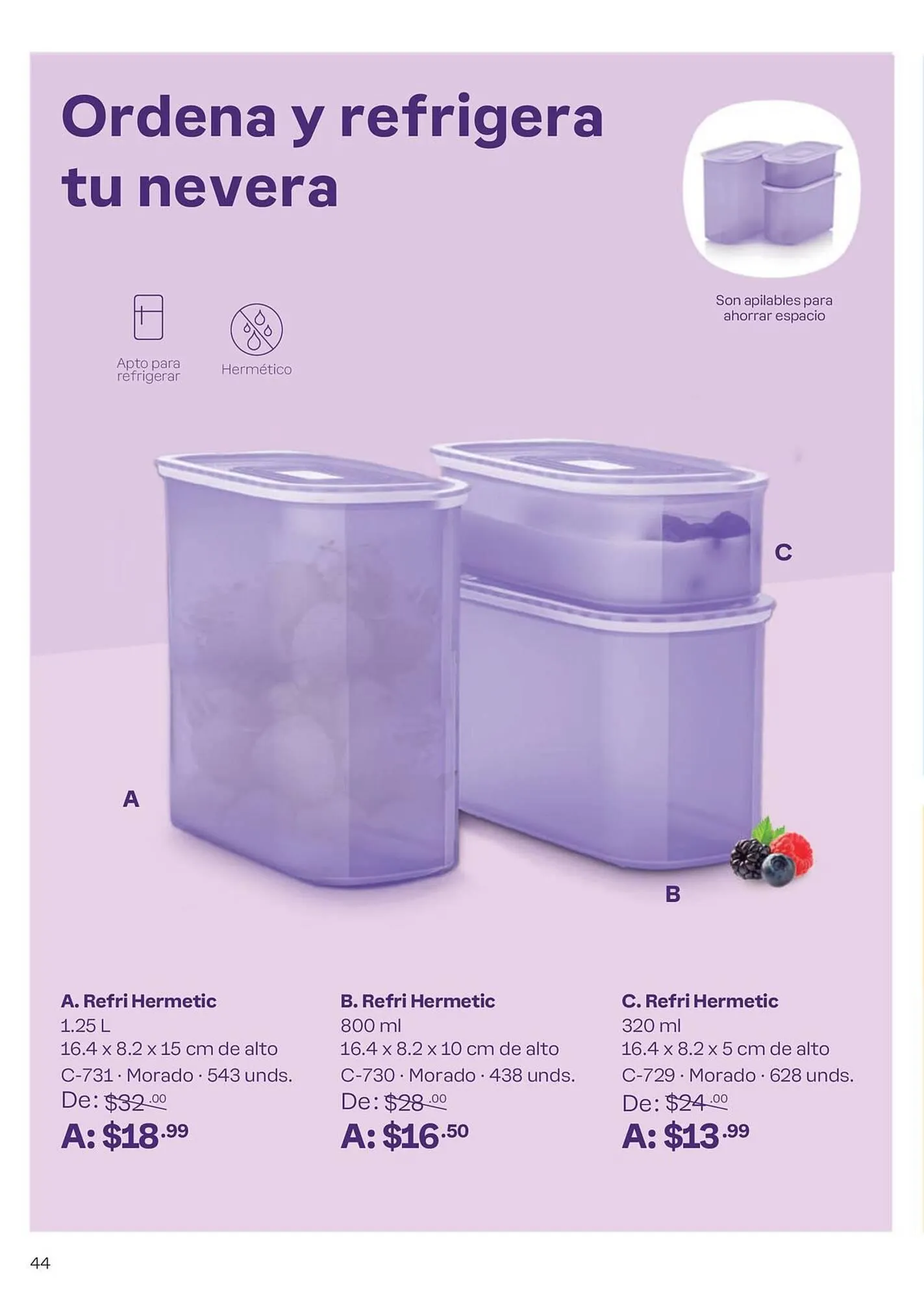 Catalogo de Catálogo Tupperware 30 de enero al 23 de febrero 2024 - Pag 44