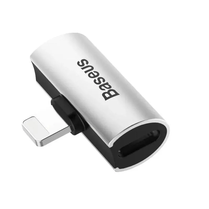 Adaptador Lightning Doble Cara Auriculares/Cargador