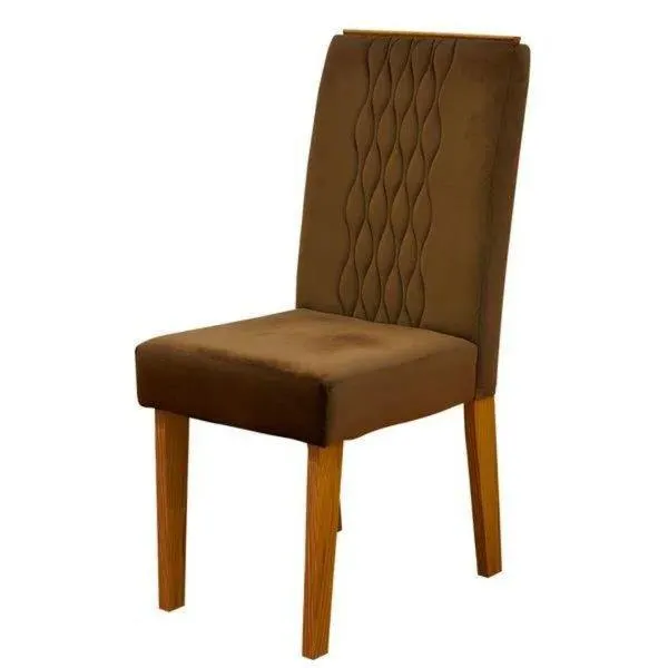 Silla Comedor Lia | Bi Color Roble Natural - Pecan