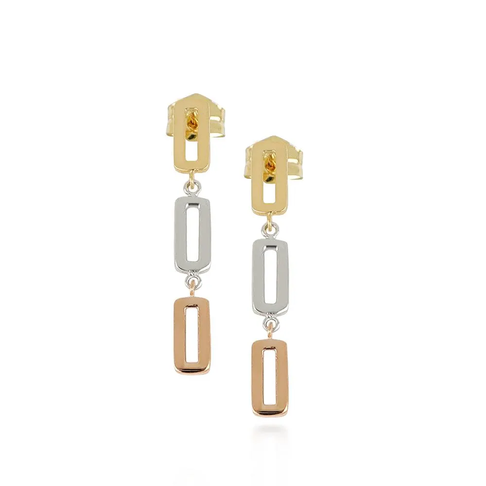 ARETES DE ESLABONES COLECCIÓN BASICS