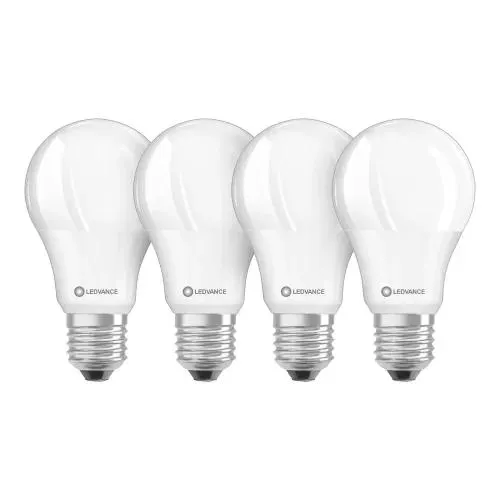 FOCO LED VALUE A75 12W L/BLANCA PACK4 LEDVAN