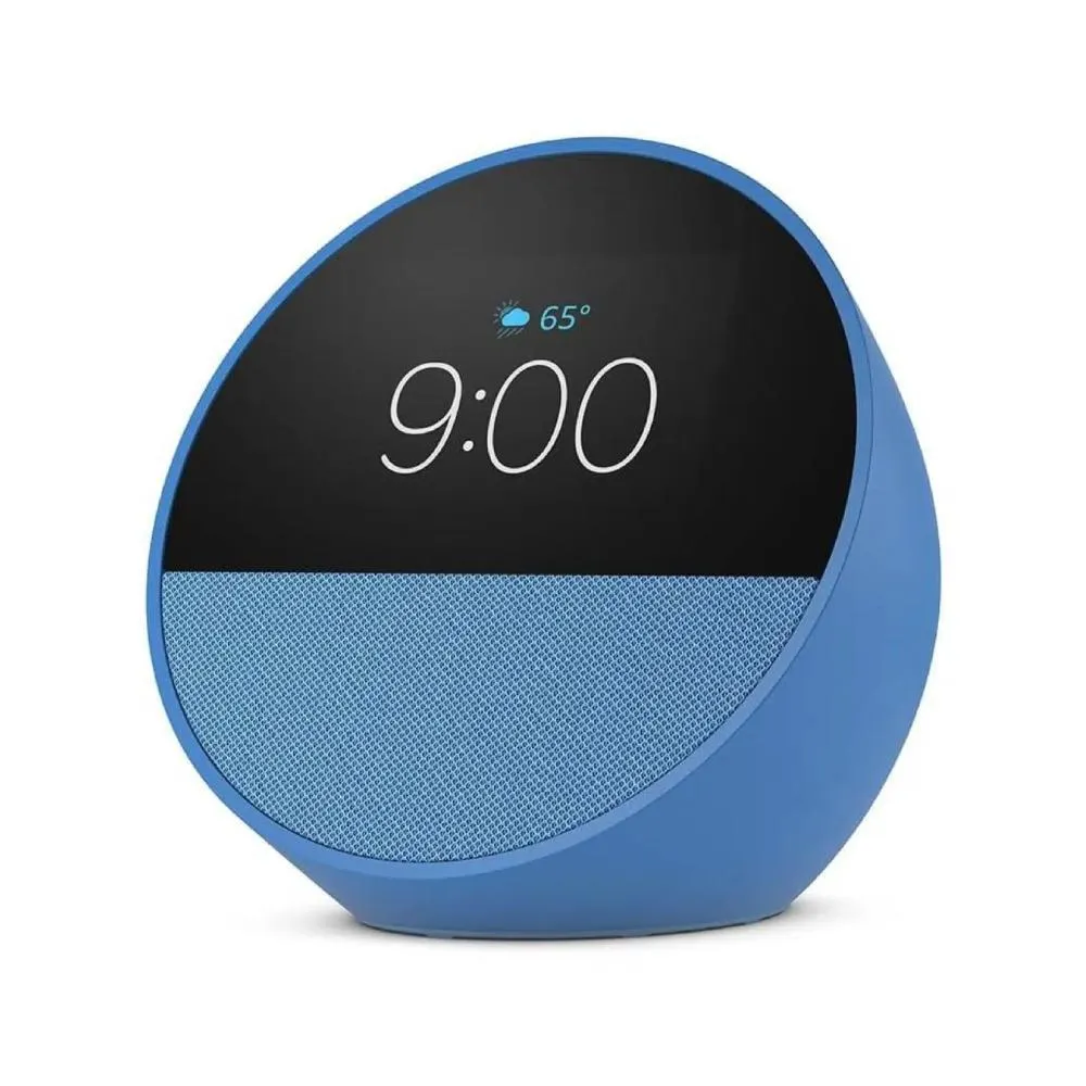 Parlante Inteligente Amazon Alexa Echo Spot P8889 | 15 Watts Color Azul