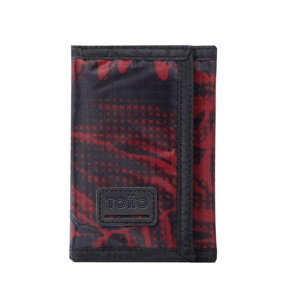 Billetera para Hombre Tojal - Lars Red - Estampado