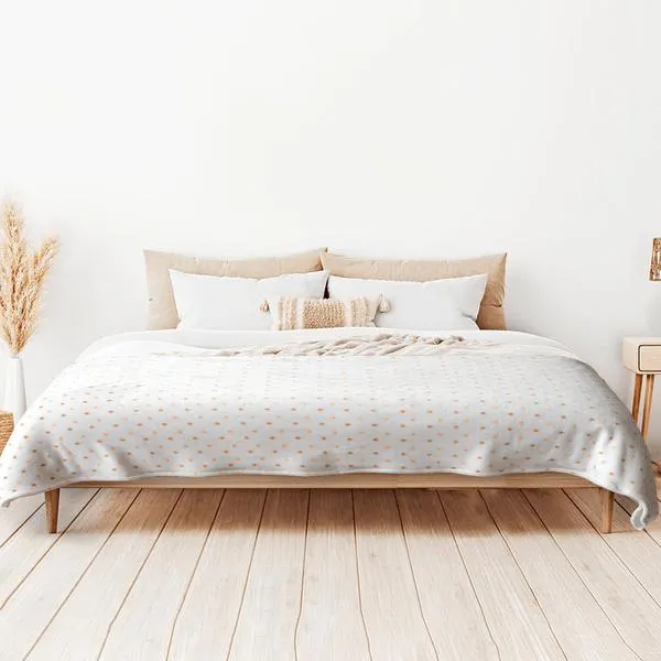 Cobija Estampada Estampada Mini Print Rosa 180 x 220