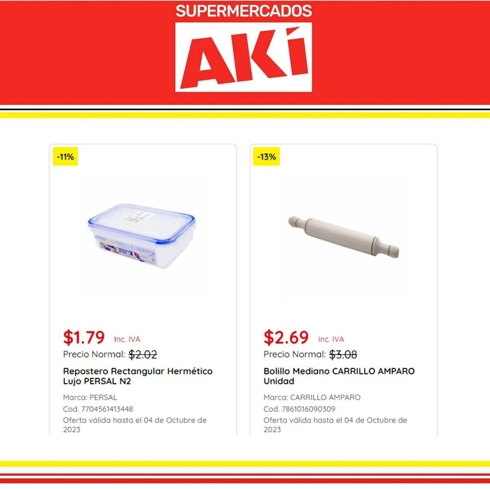 Catalogo de Catálogo Akí 29 de septiembre al 31 de octubre 2023 - Pag 2