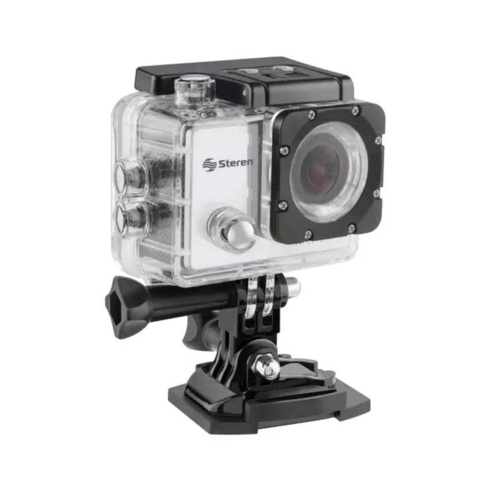 Cámara Deportiva Steren CAM-500 P86396 | Full Hd Sumergible Color Negro