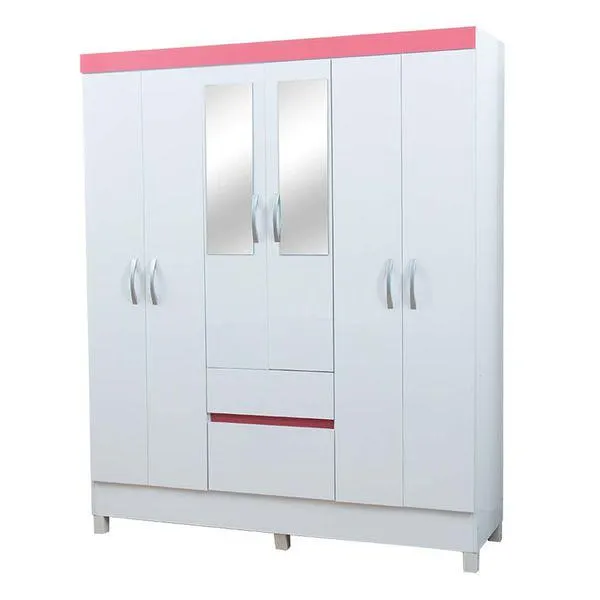 Armario Flash II|Blanco Rosa 6.2 - Blanco/Rosa