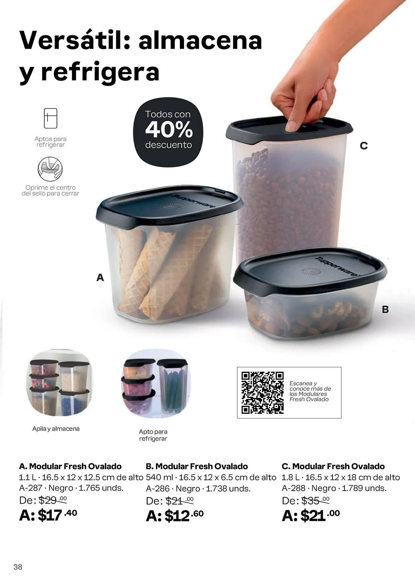 Catalogo de Catálogo Tupperware 30 de enero al 23 de febrero 2024 - Pag 38