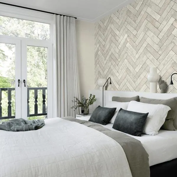 Papel Tapiz Factory Gris