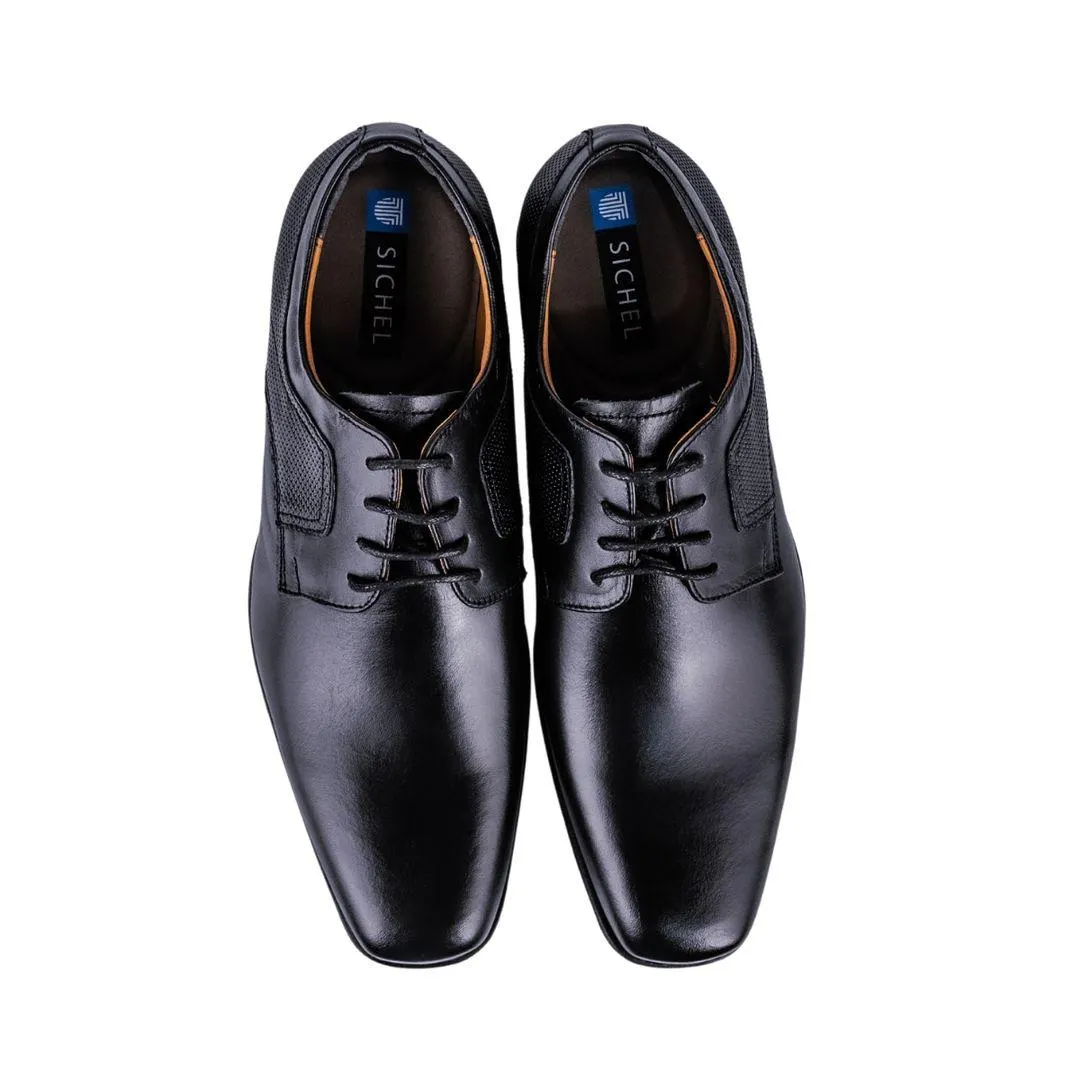 Zapato de Vestir Hombre Sichel Pasador Cuero Negro - Varias Tallas