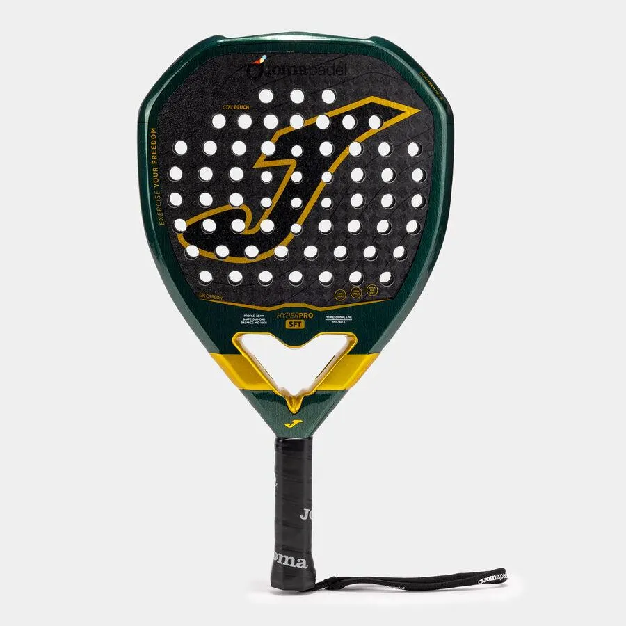 Pala de pádel Hyper Pro Sft verde negro