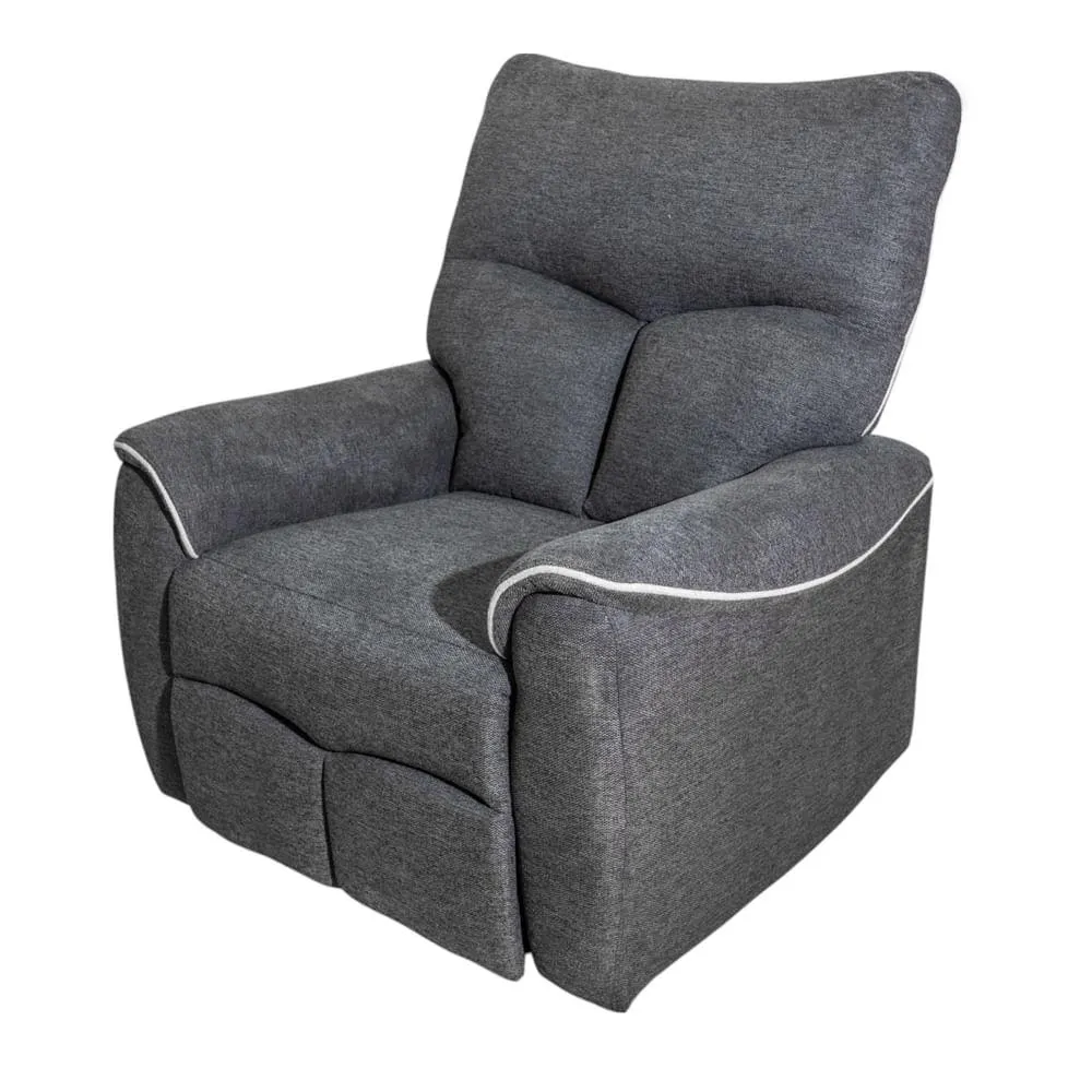 Reclinable 1P Kim | Gris Oscuro