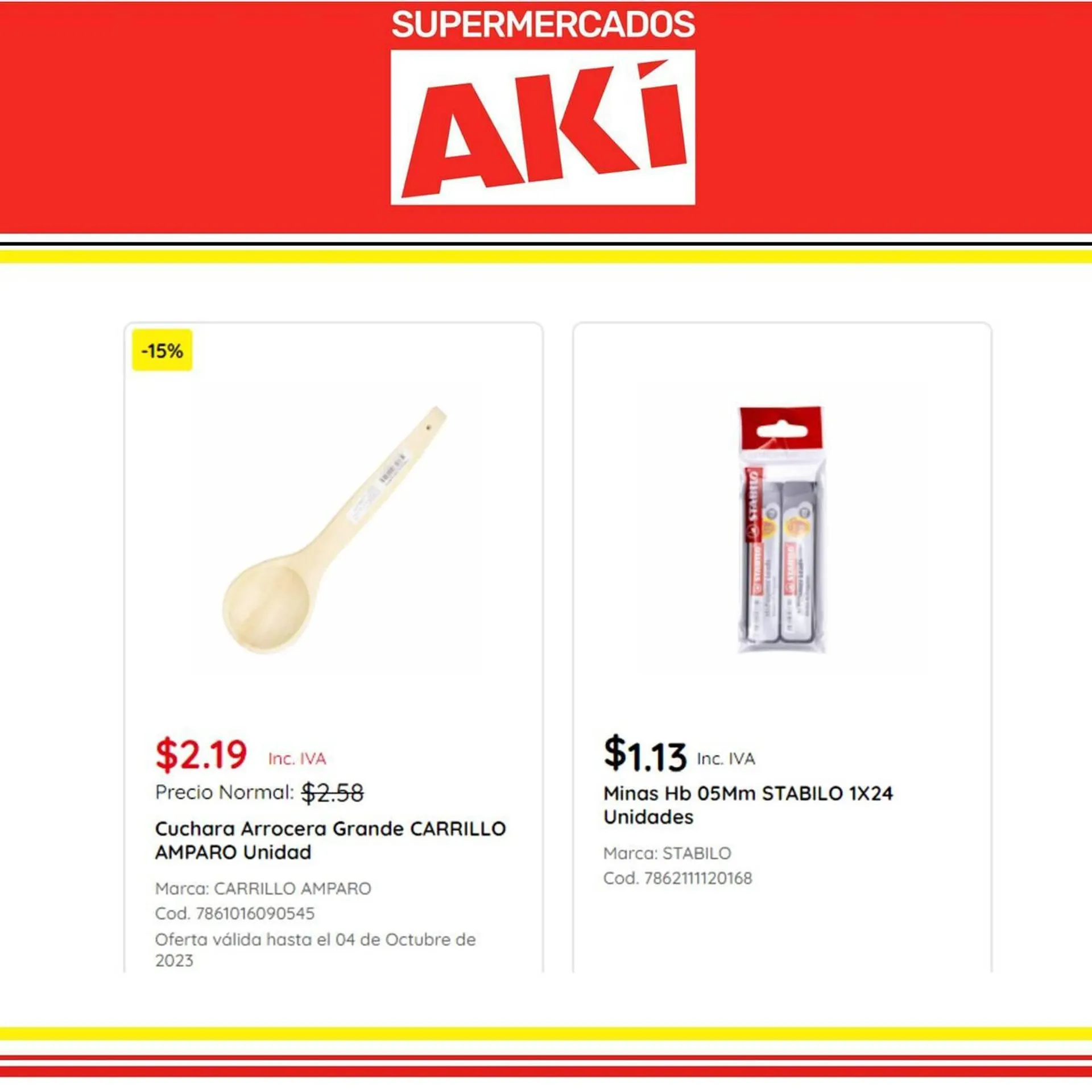 Catalogo de Catálogo Akí 29 de septiembre al 31 de octubre 2023 - Pag 3