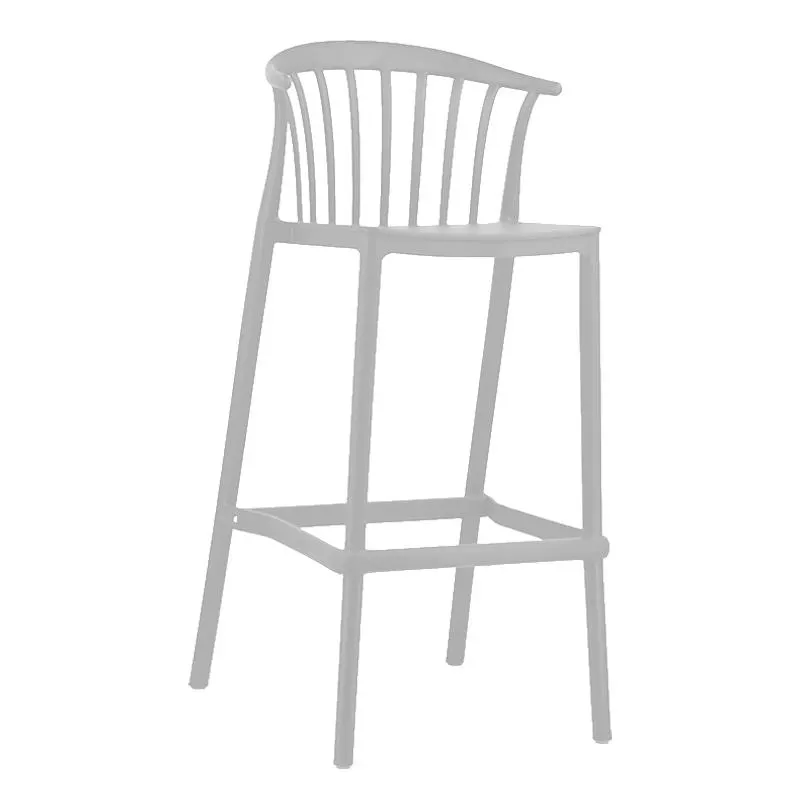 Silla para Bar Tamala Blanca 75cm 54x48x103cm