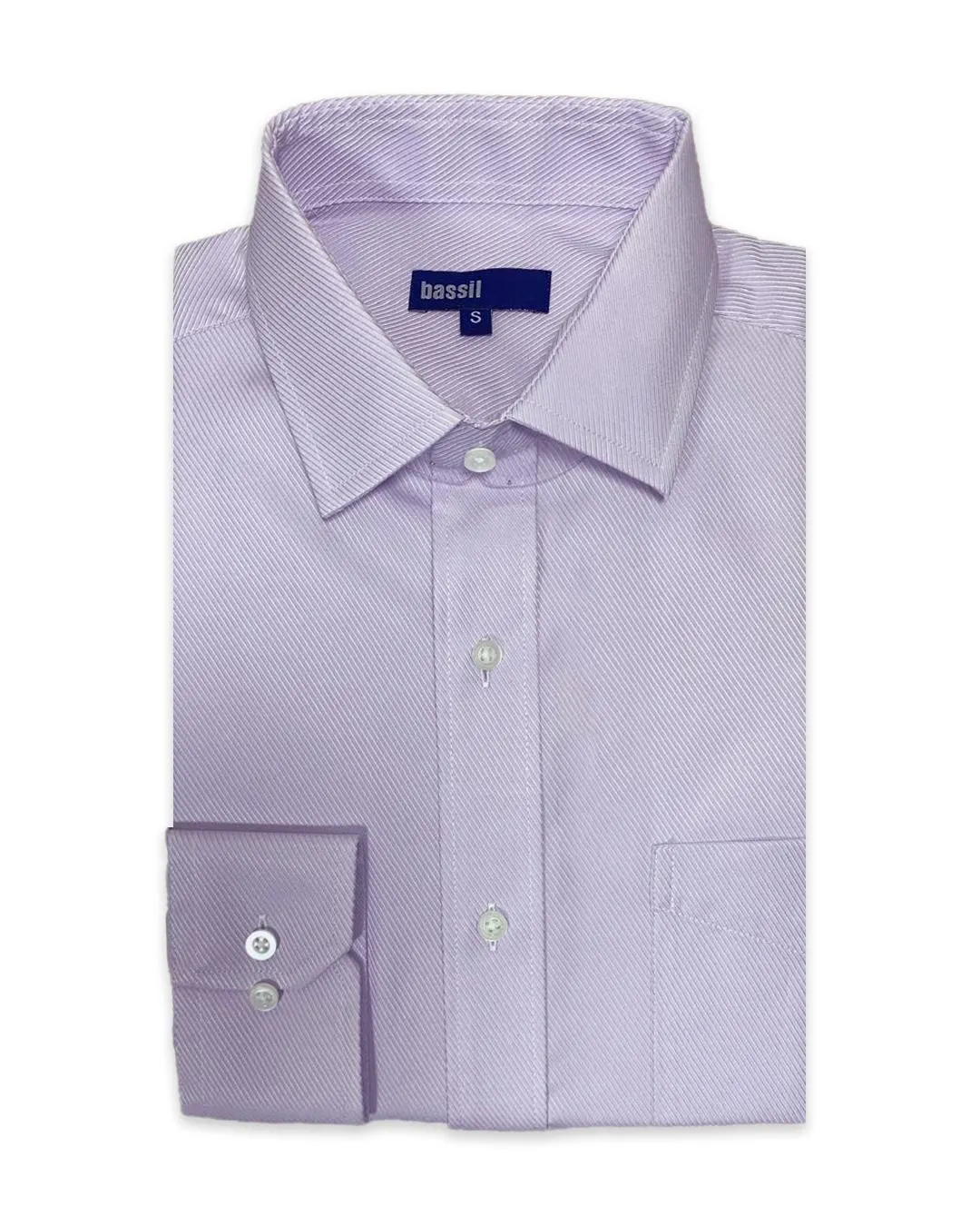 Camisa Manga larga Lila rayas diagonal