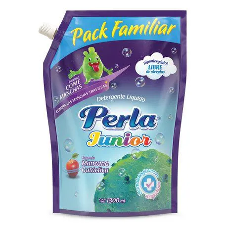 Detergente Líquido Perla Junior 1300ml