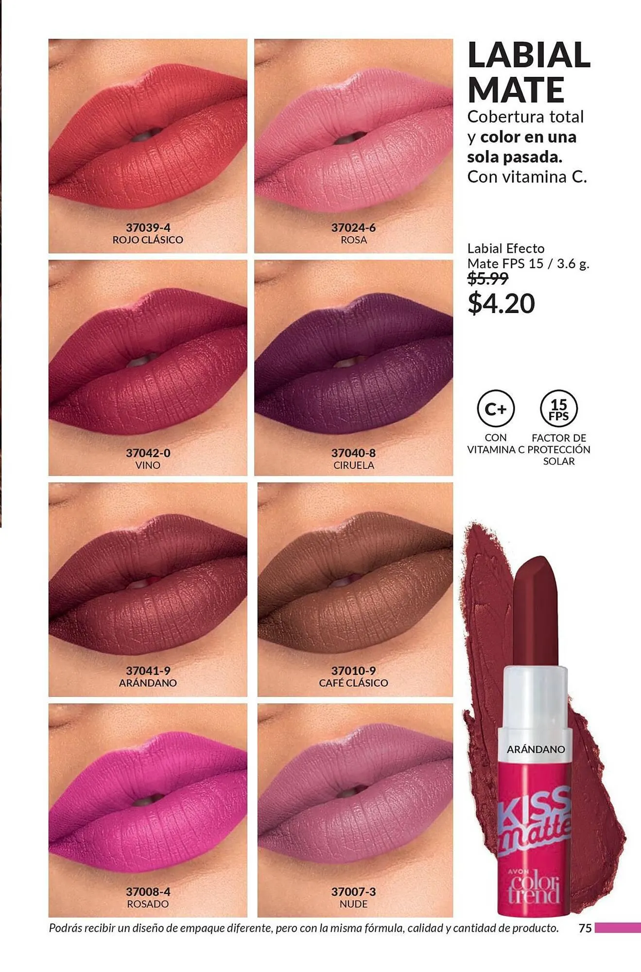 Catalogo de Catálogo AVON 6 de febrero al 16 de marzo 2024 - Pag 75