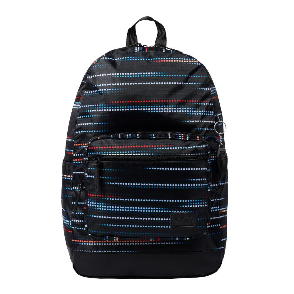 Mochila Portacomputador Tocax - Elof Black - Estampado