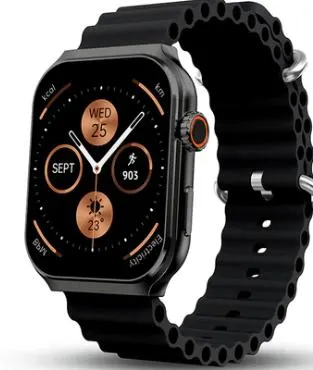 Kronos - Smart Watch Prime con pantalla 1.96" | Negro