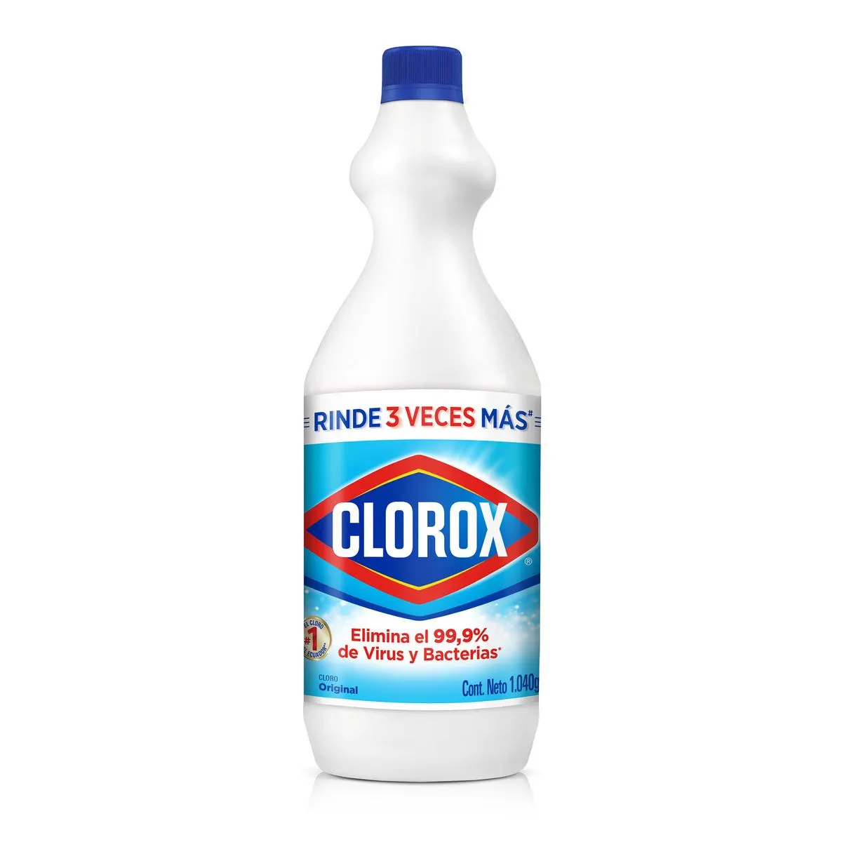 Blanqueador Clorox Líquido Regular Botella 1040g