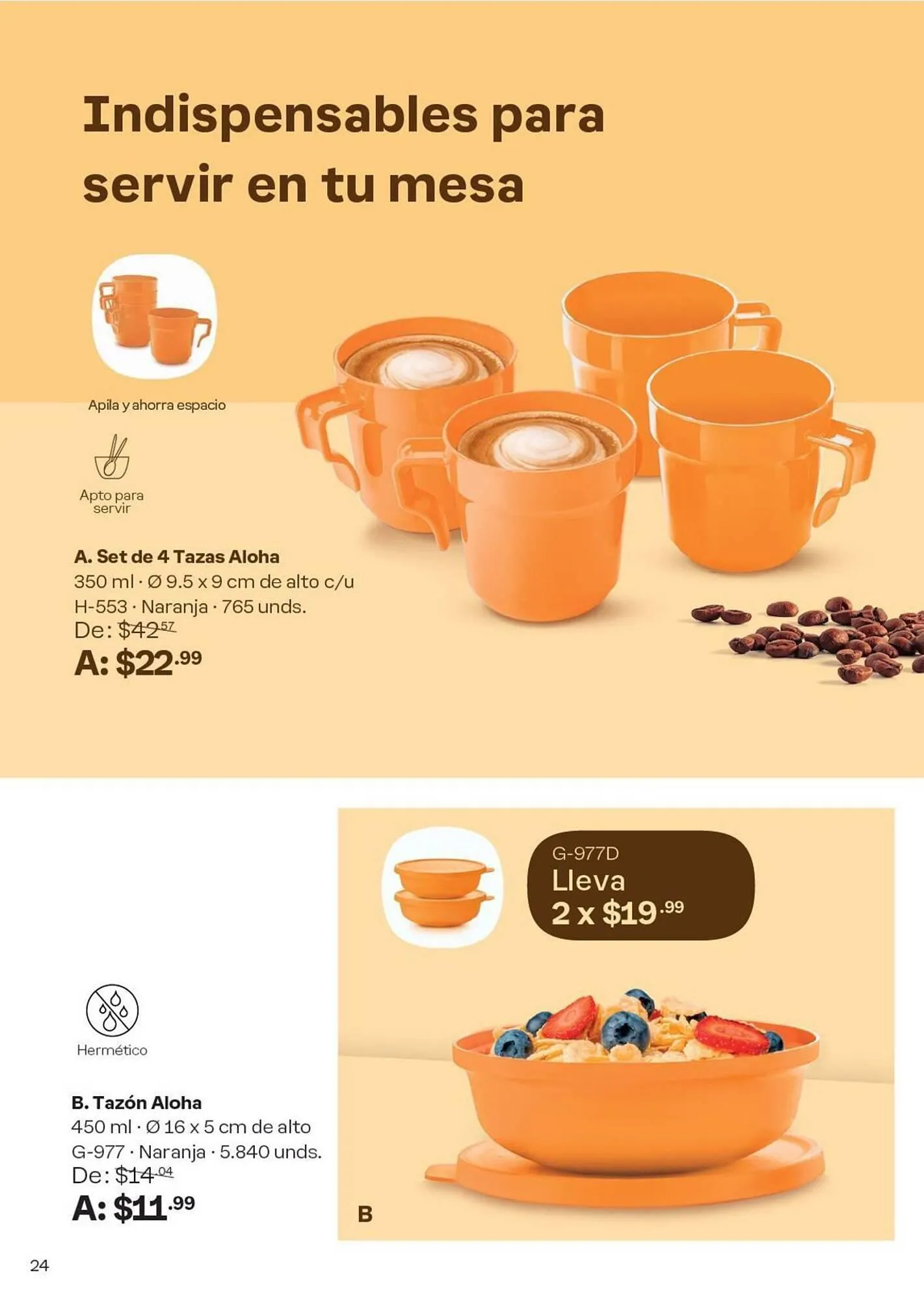 Catalogo de Catálogo Tupperware 24 de febrero al 22 de marzo 2024 - Pag 16
