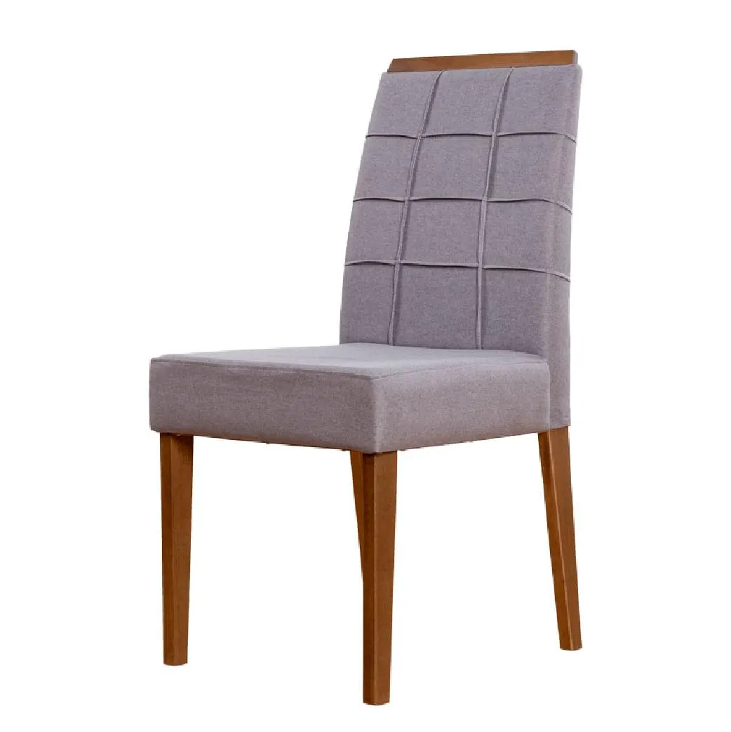 Silla Comedor Isis |Bi Color Almendra / Gris