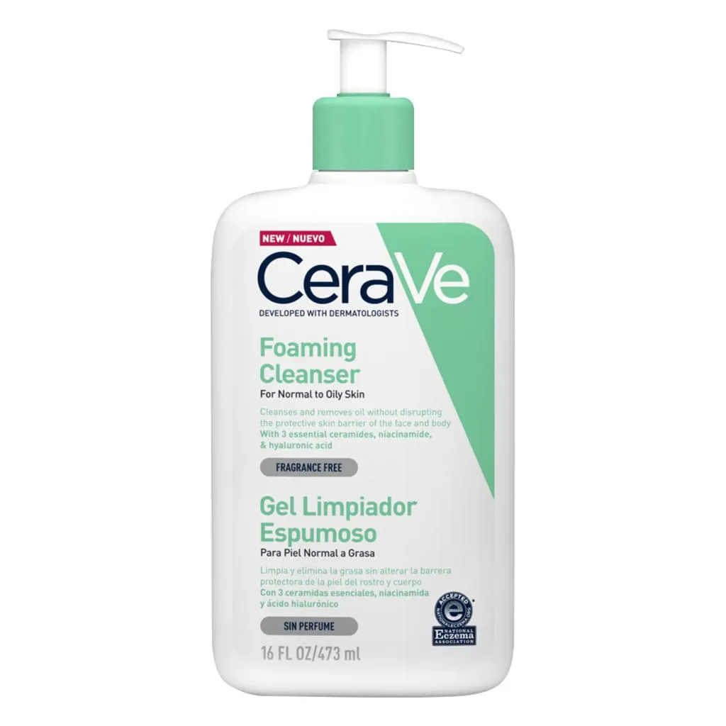 Cerave Gel Limpiador Espumoso Cara-Cuerpo 473 ml
