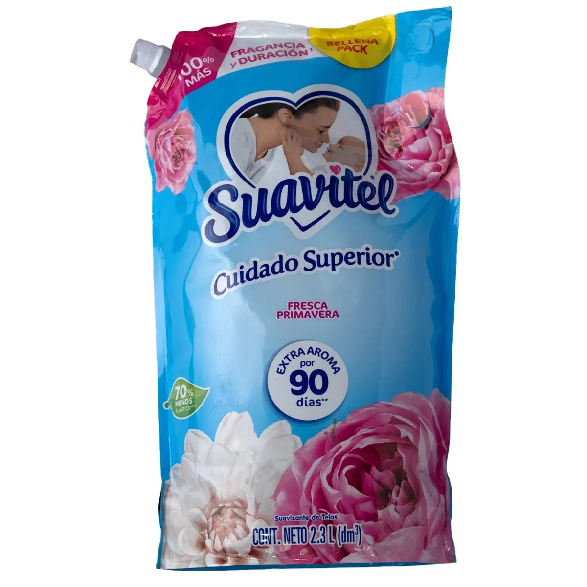 Suavizante Suavitel Cuidado Superior Fresca Primavera 2.3 L