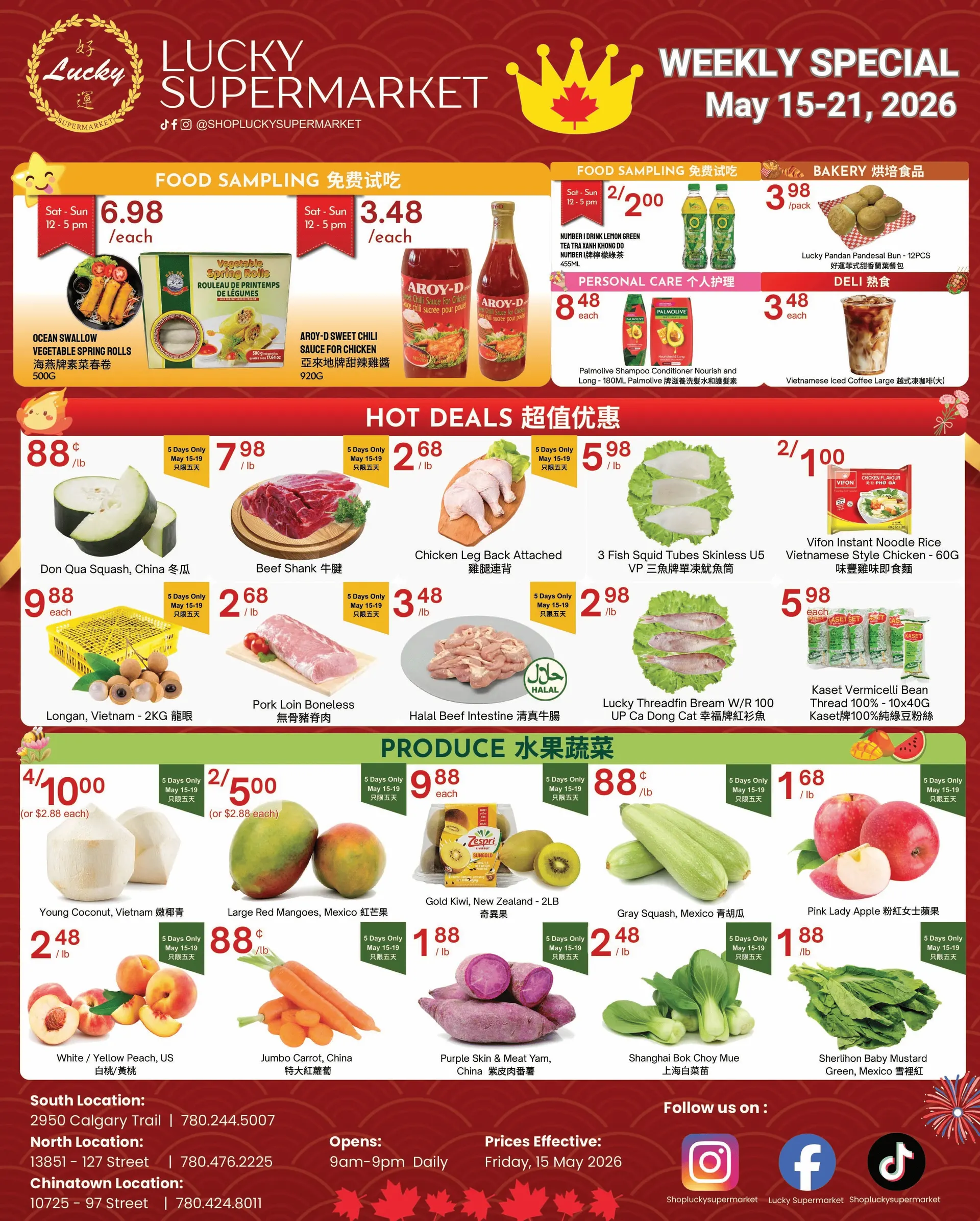  Lucky Supermarket weekly ads from May 15 to May 21 2026 - flyer page 1