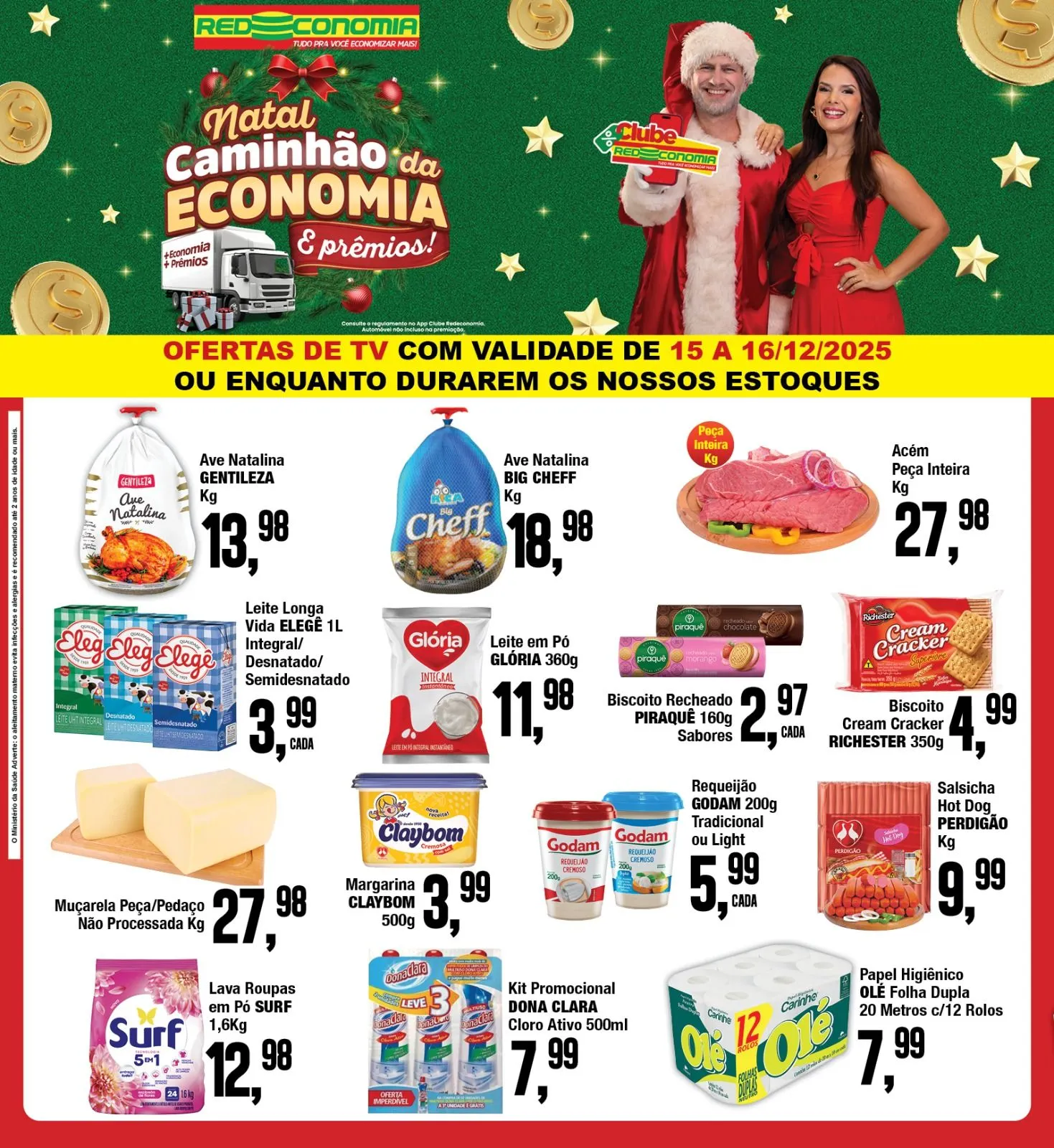 Encarte de  Redeconomia Ofertas 15 de dezembro até 16 de dezembro 2025 - Pagina 