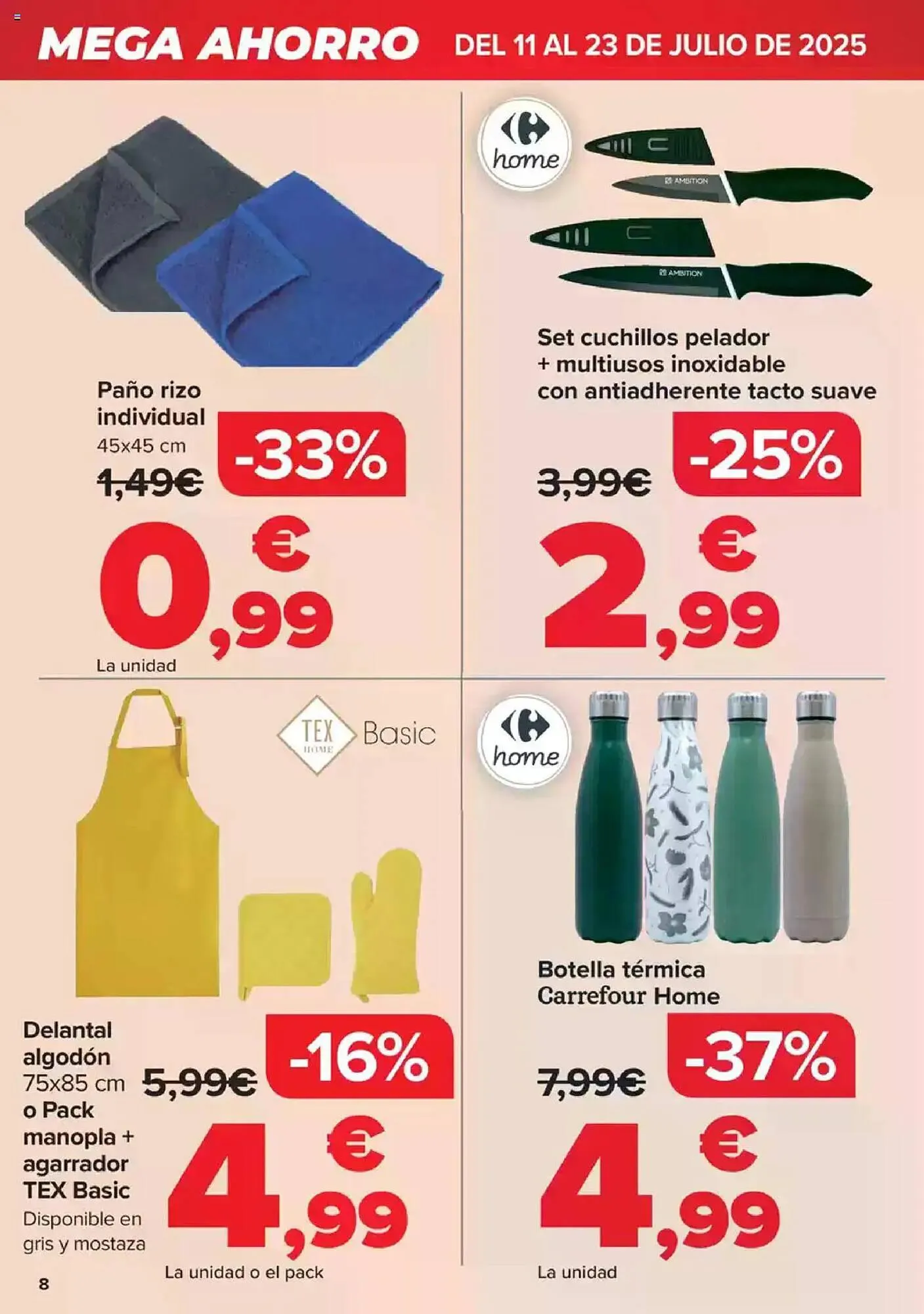 Catálogo de Folleto Carrefour 11 de julio al 23 de julio 2025 - Página 8
