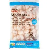 Gamba pelada mediana EROSKI BASIC, bolsa 320 g