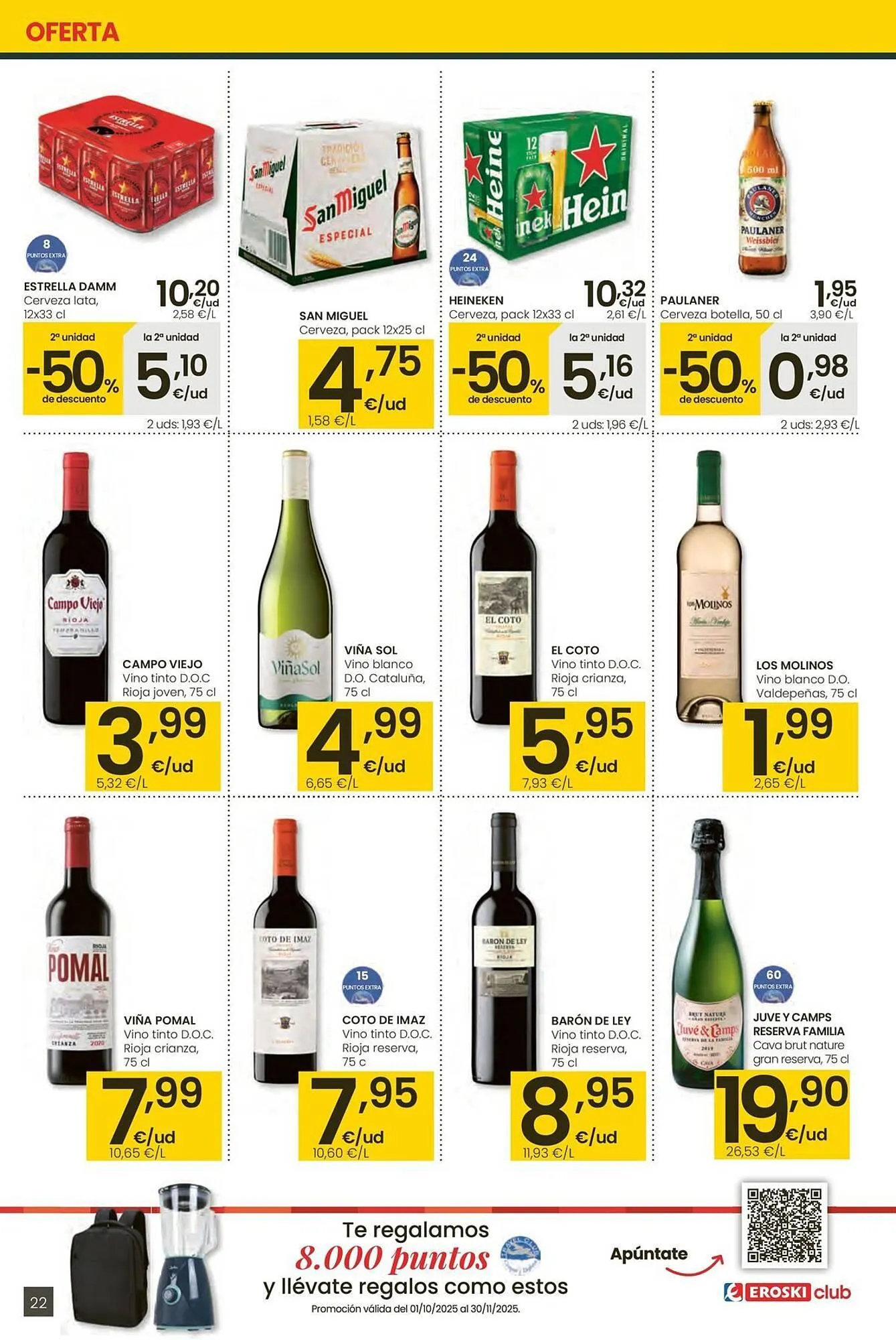 Catálogo de Folleto Eroski 13 de noviembre al 25 de noviembre 2025 - Página 22