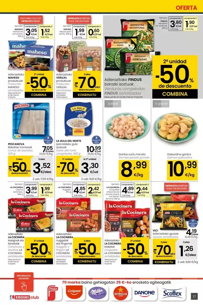 Catálogo de AUKERA OFERTA HIPERMERKATUAK EROSKI 10 de abril al 29 de abril 2025 - Página 17