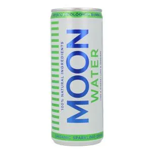 Refresco Lima & Jengibre Bio Moon Water Lata de 33 cl