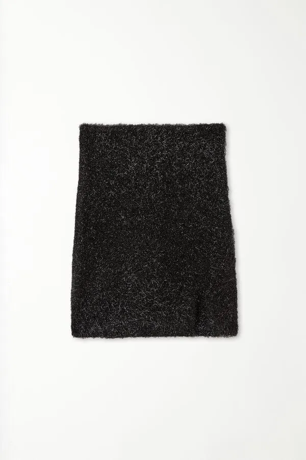 Minigonna Tessuto Laminato