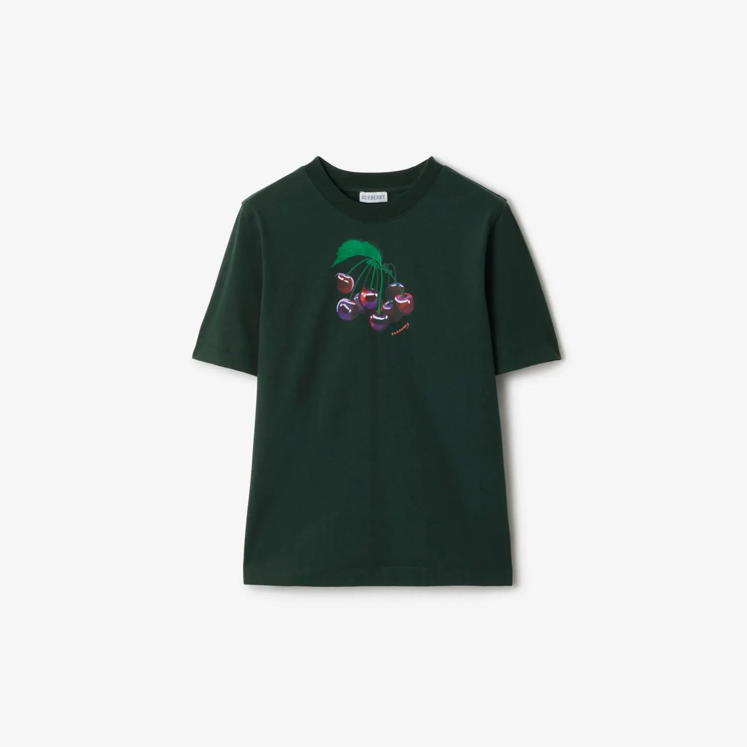 Camiseta en algodón con cerezas