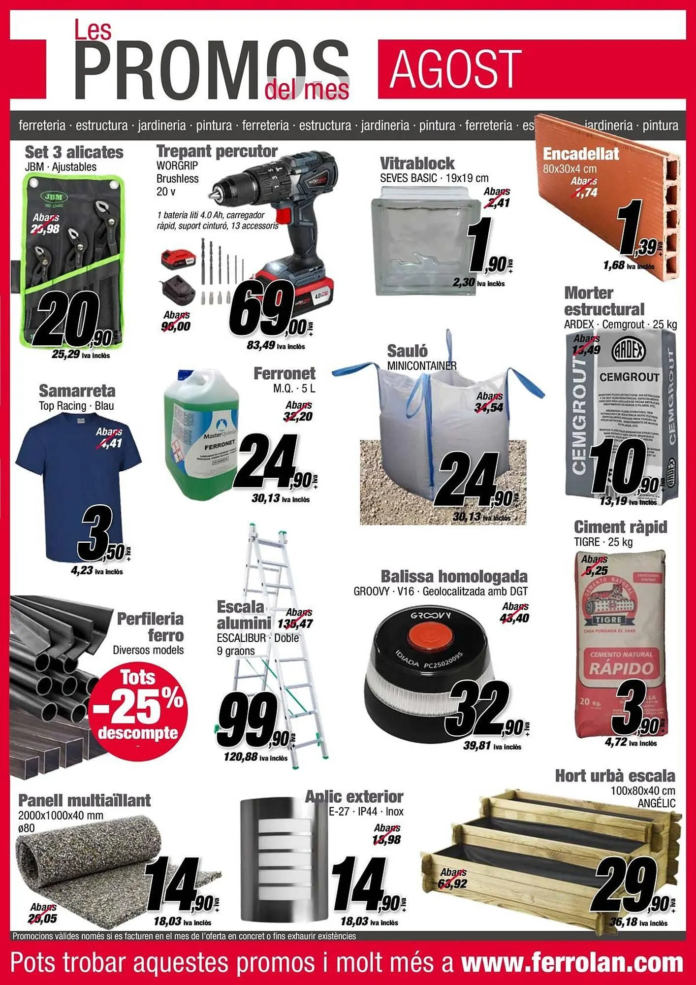 Catálogo de Folleto Ferrolan 4 de agosto al 31 de agosto 2025 - Página 2