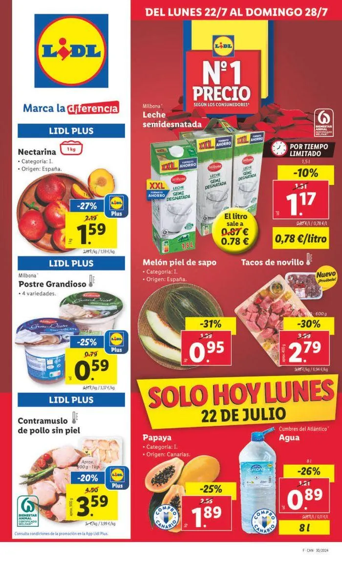 Catálogo de Precio nº1 22 de julio al 28 de julio 2024 - Página 1