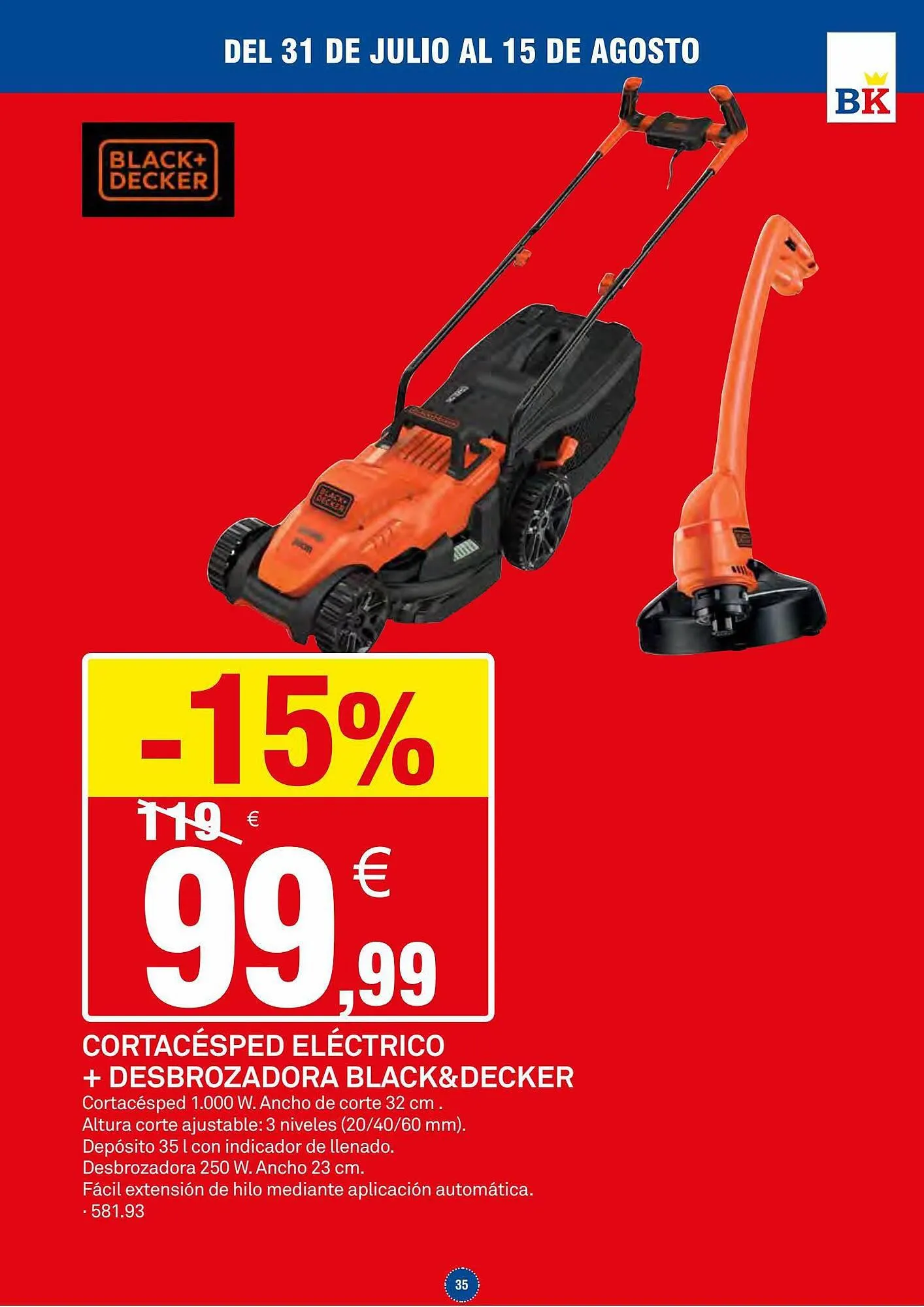 Catálogo de Folleto Bricoking 31 de julio al 3 de agosto 2023 - Página 35