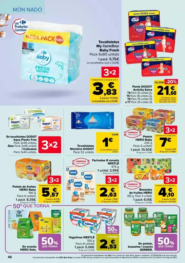 Catálogo de 50% QUE VUELVE + 3x2 10 de abril al 21 de abril 2025 - Página 46